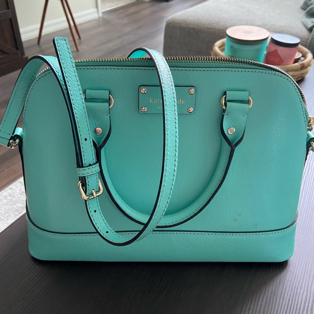 Kate Spade Purse/Satchel - Turquoise Blue
